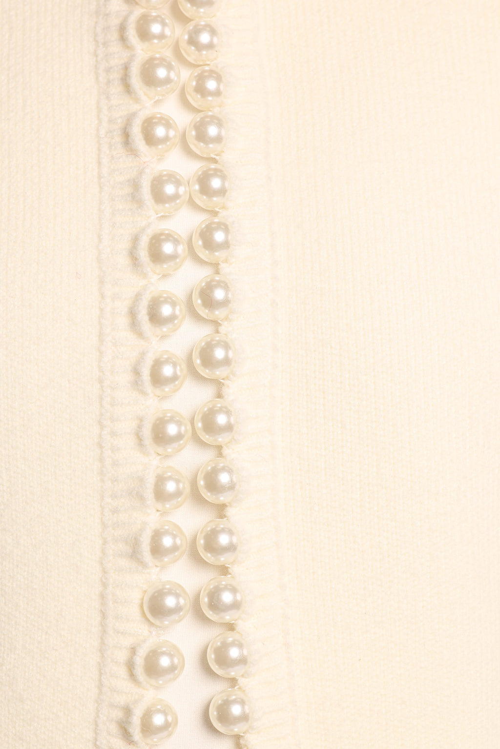Bloom Pearl Knit Cardigan - Cream