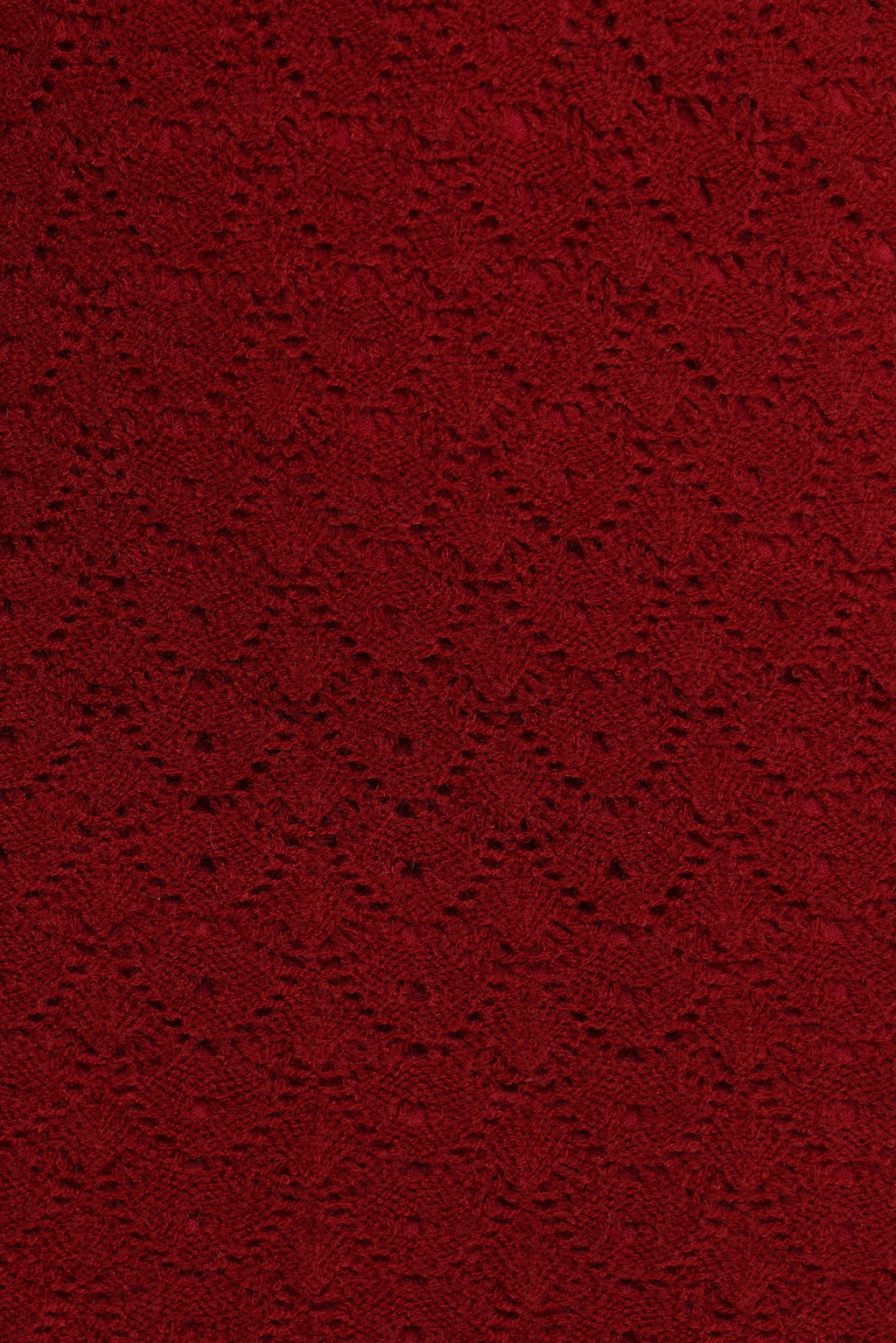 Suzzie Textured Knit Skirt/Cardi Set - Oxblood